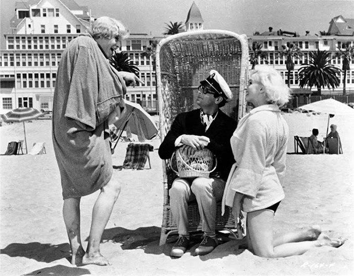 Marylin Monroe, Jack Lemmon y Tony Curtis. (Some like it hot. United Artists, Ashton Productions, The Mirisch Corporation. 1959.)
