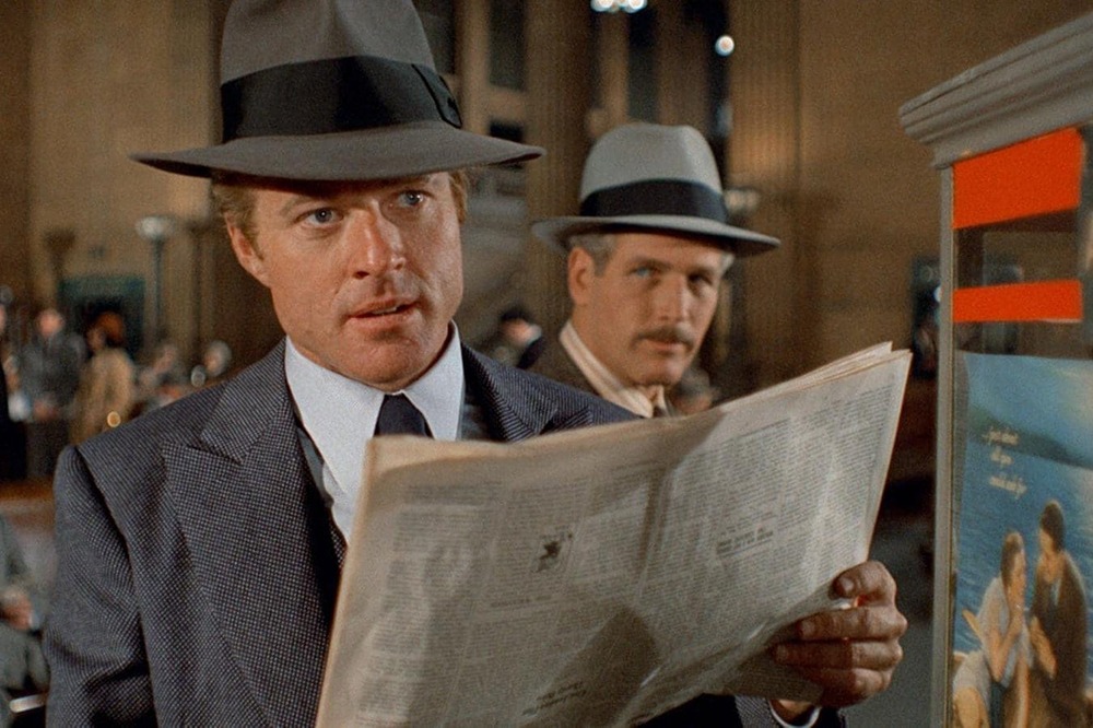 Paul Newman y Robert Redford. (The Sting. Universal Pictures, Zanuck/Brown. 1973.)