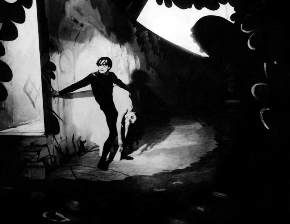 Lil Dagover y Conrad Veidt. (El gabinete del Doctor Caligari. Decla Film. 1920.)