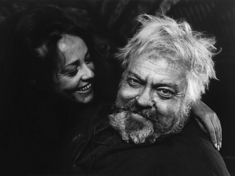 Jeanne Moreau y Orson Welles. (Campanadas a medianoche. Alpine Films, Internacional Films. 1965.)