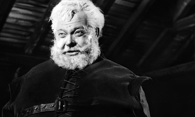 Orson Welles. (Campanadas a medianoche. Alpine Films, Internacional Films. 1965.)