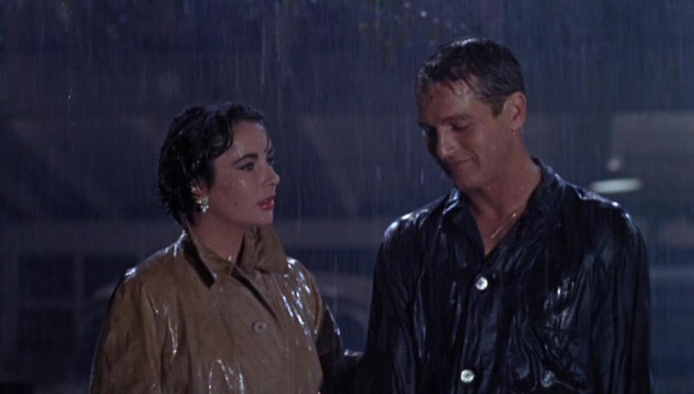 Elizabeth Taylor y Paul Newman. (La gata sobre el tejado de zinc. Avon Productions, Metro-Goldwyn-Mayer. 1958).