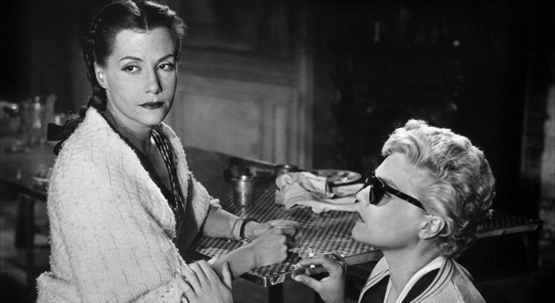 Véra Clouzot y Simone Signoret. (Las diabólicas. Vera Films. 1955.)
