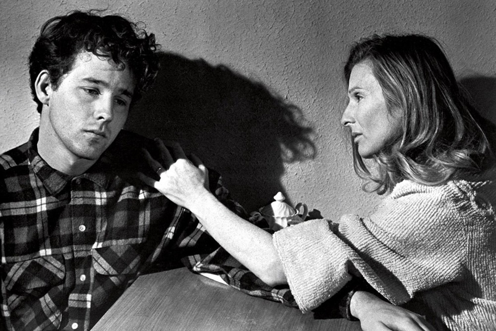 Cloris Leachman y Timothy Bottoms. (La última película. BBS. Columbia Pictures. 1971).