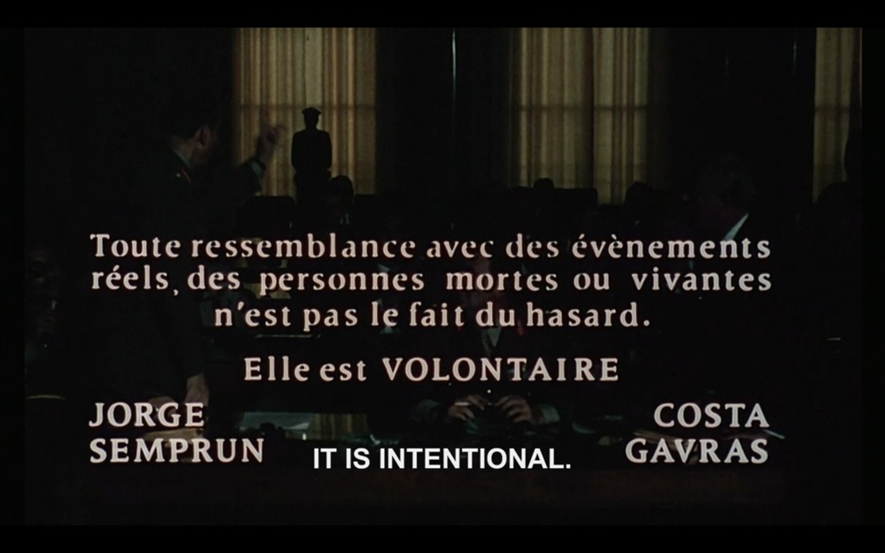Z. (Reggane Films, O.N.C.I.C, Valoria Films, 1969).