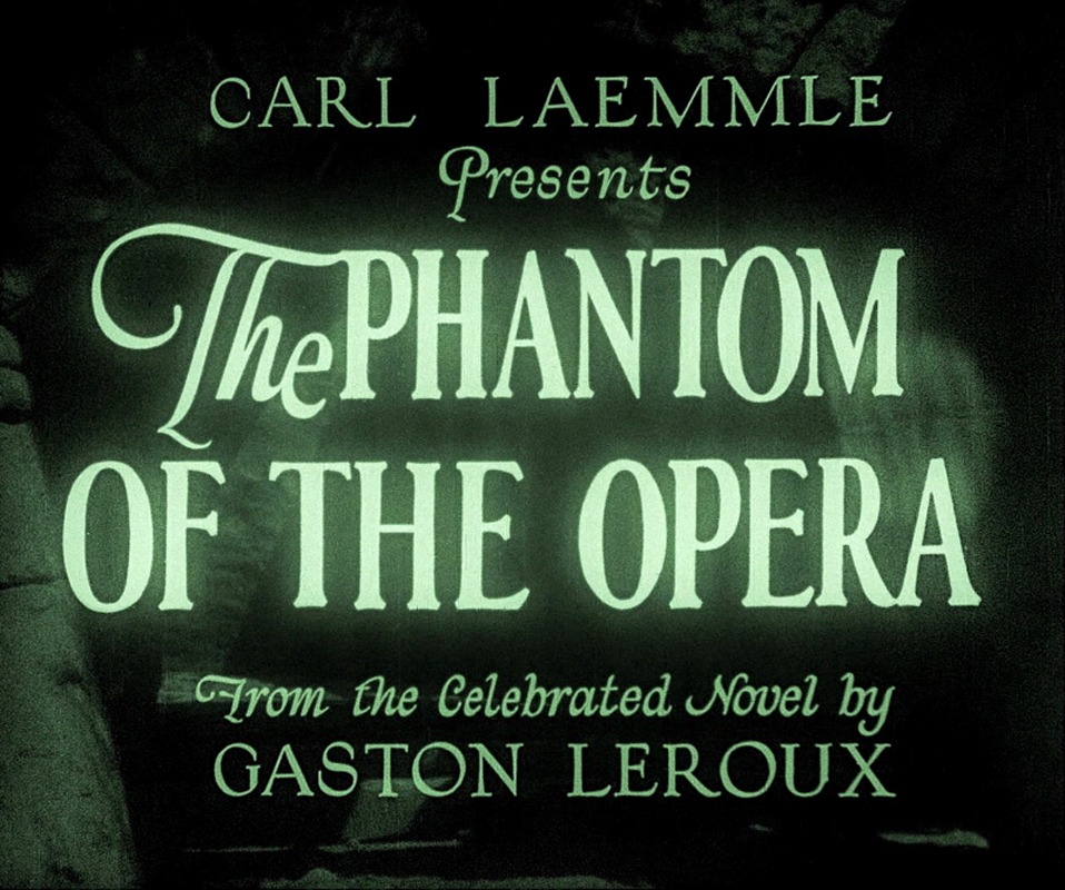 El fantasma de la ópera. (Universal Pictures. 1925).